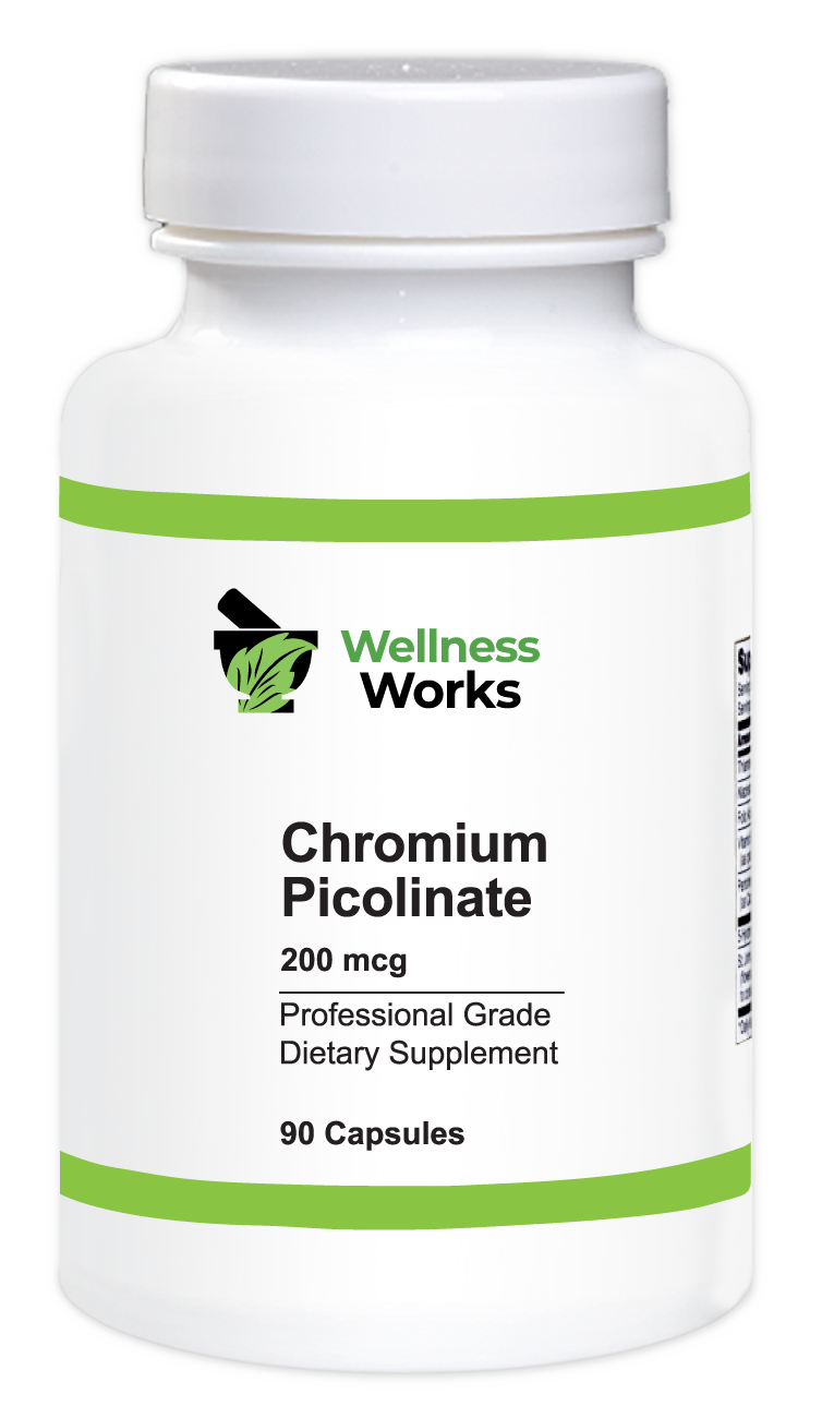 Wellness Works Chromium Picolinate 200 mcg (10036) Bottle Shot