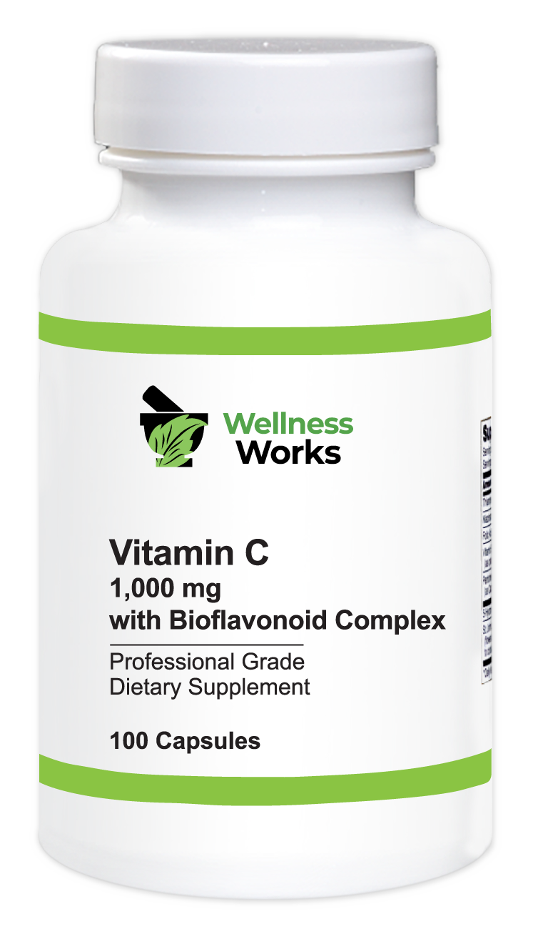 Wellness Works Vitamin C 1000 mg w  Bioflavonoid Complex (10154) Bottle Shot