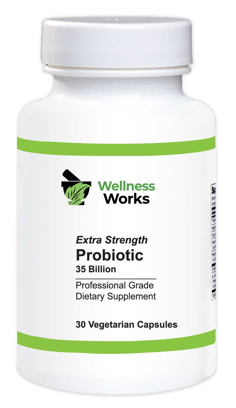 Wellness Works Extra Strength Probiotic 35 billion (10224) Bottle Shot