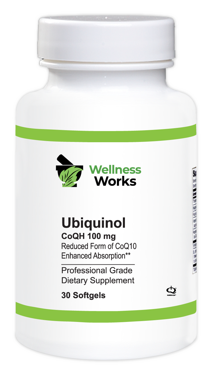 Wellness Works Ubiquinol 100 mg (10247) Bottle Shot