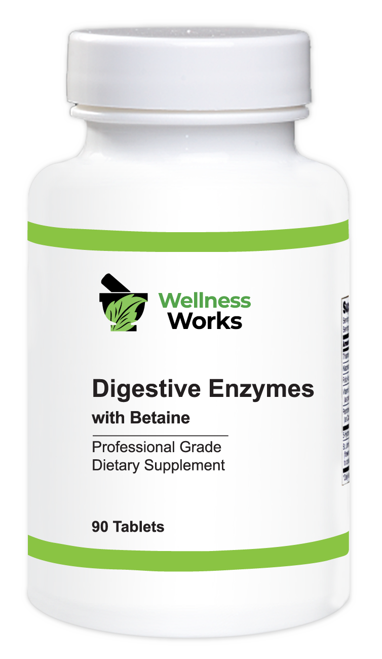 Wellness Works Digestive Enzymes with Betaine (10315) Bottle Shot