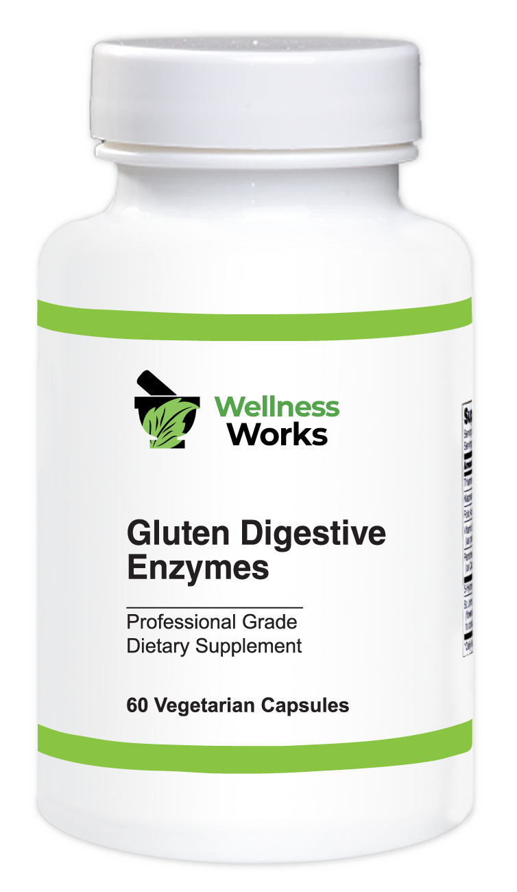 Wellness Works Gluten Digestive Enzymes (10324) Bottle Shot