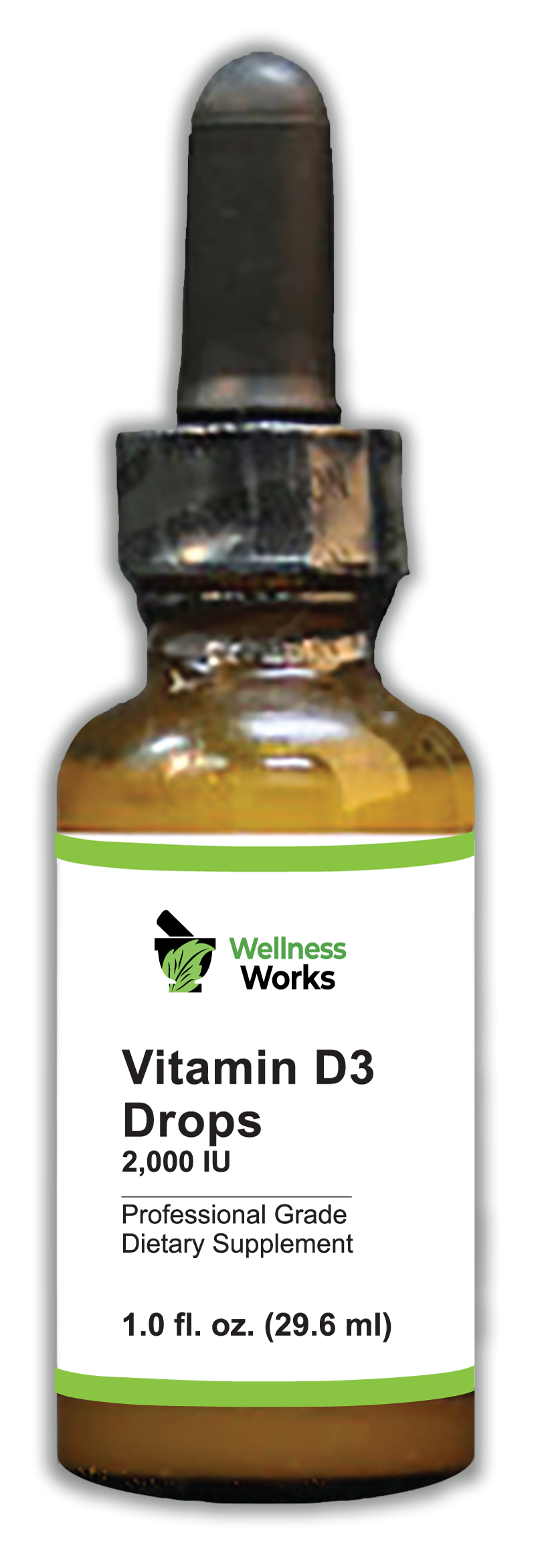 Wellness Works Vitamin D3 Drops 2000 IU (10326) Bottle Shot