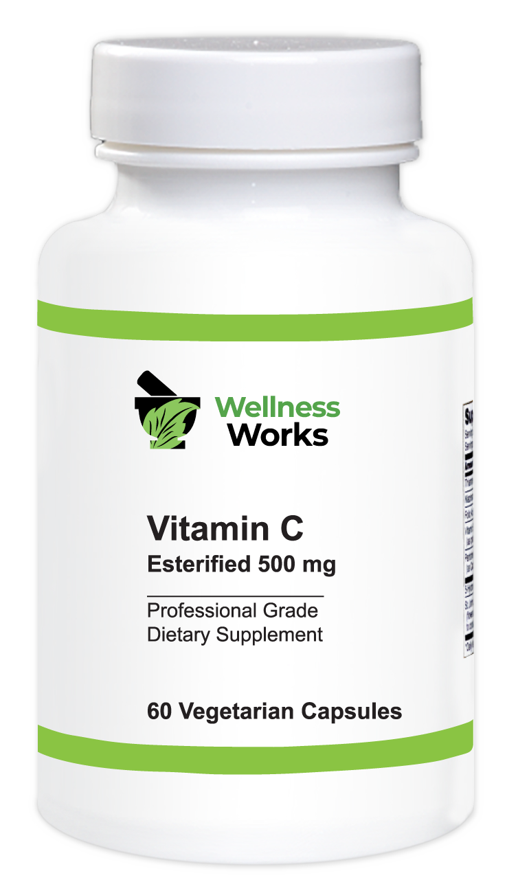 Wellness Works Vitamin C Esterified 500 mg (10332) Bottle Shot