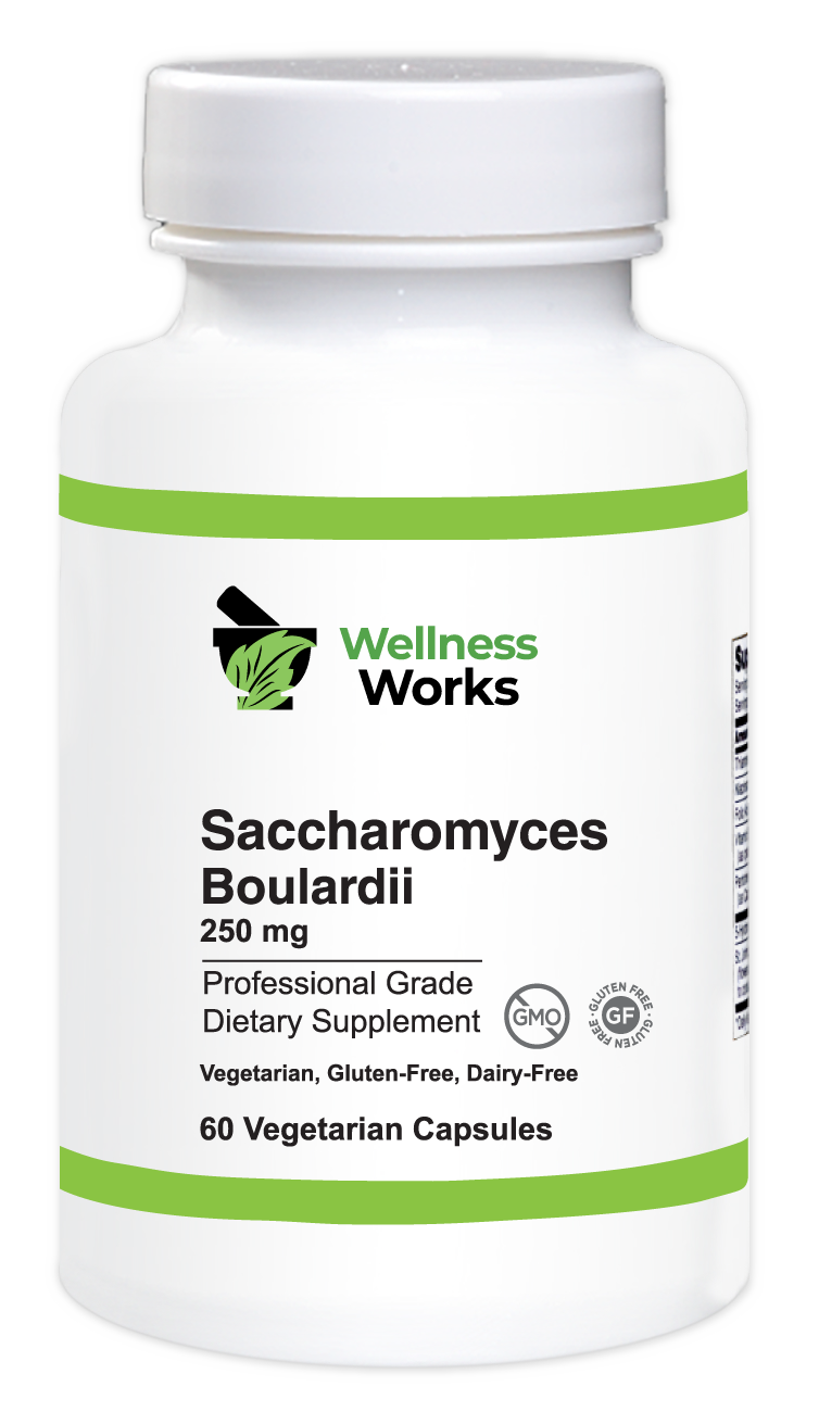 Wellness Works Saccharomyces Boulardii 250 mg (10356) Bottle Shot