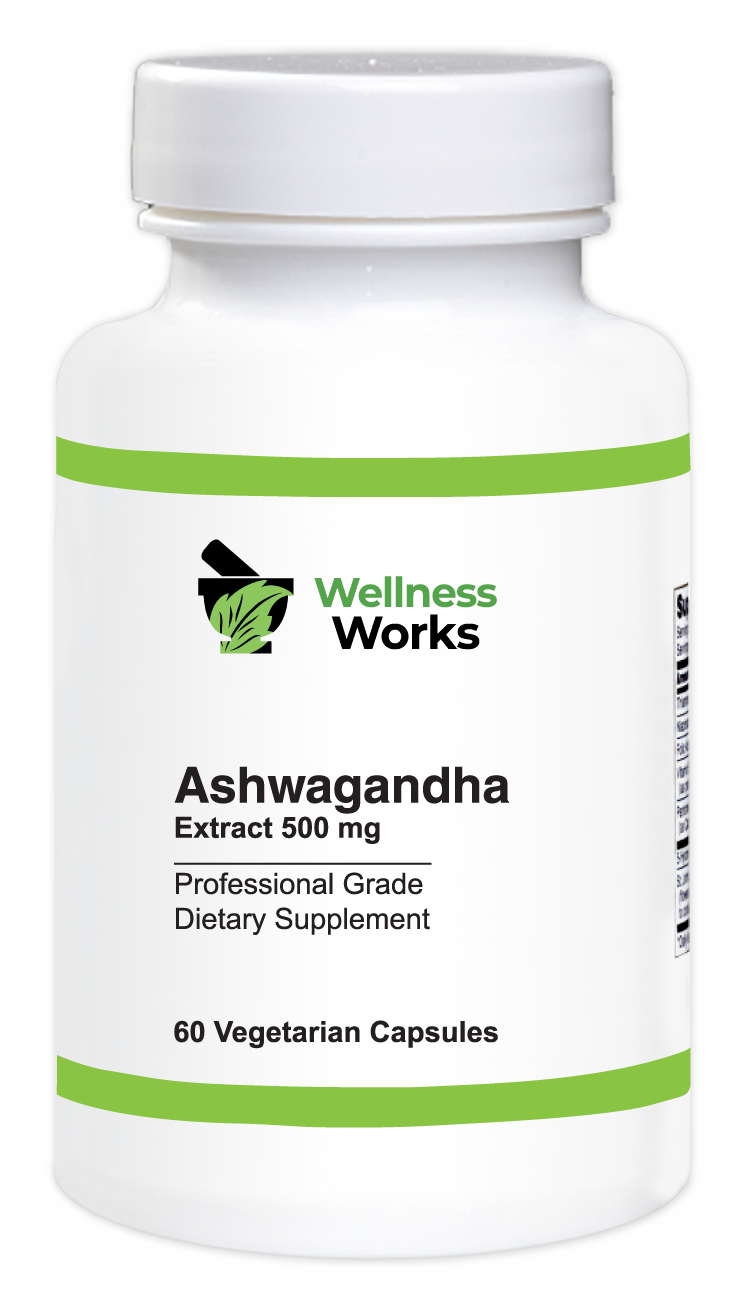 Wellness Works Ashwagandha Extract 500 mg (10372) Bottle Shot
