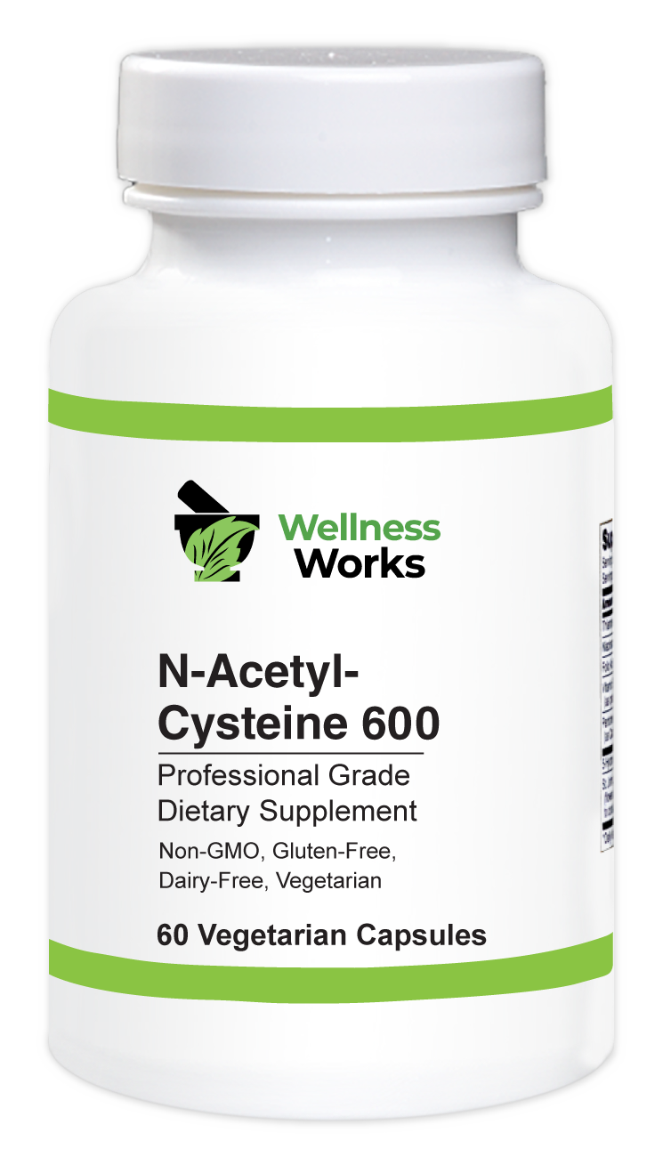 Wellness Works N-Acetyl-Cysteine 600 (10407) Bottle Shot