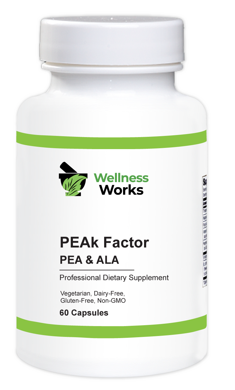 Wellness Works PEAk Factor PEA & ALA (10422) Bottle Shot