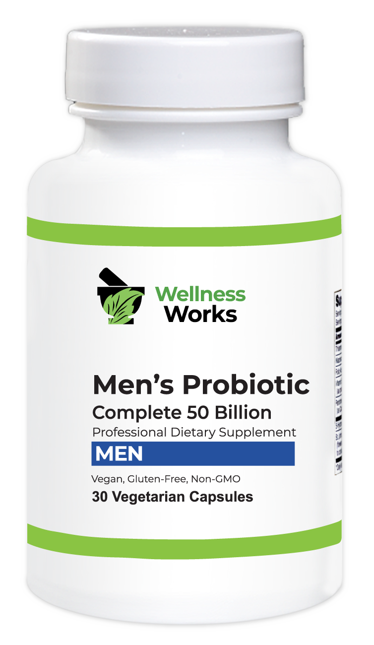 Wellness Works Mens Probiotic Complete 50 Billion (10431) Bottle Shot