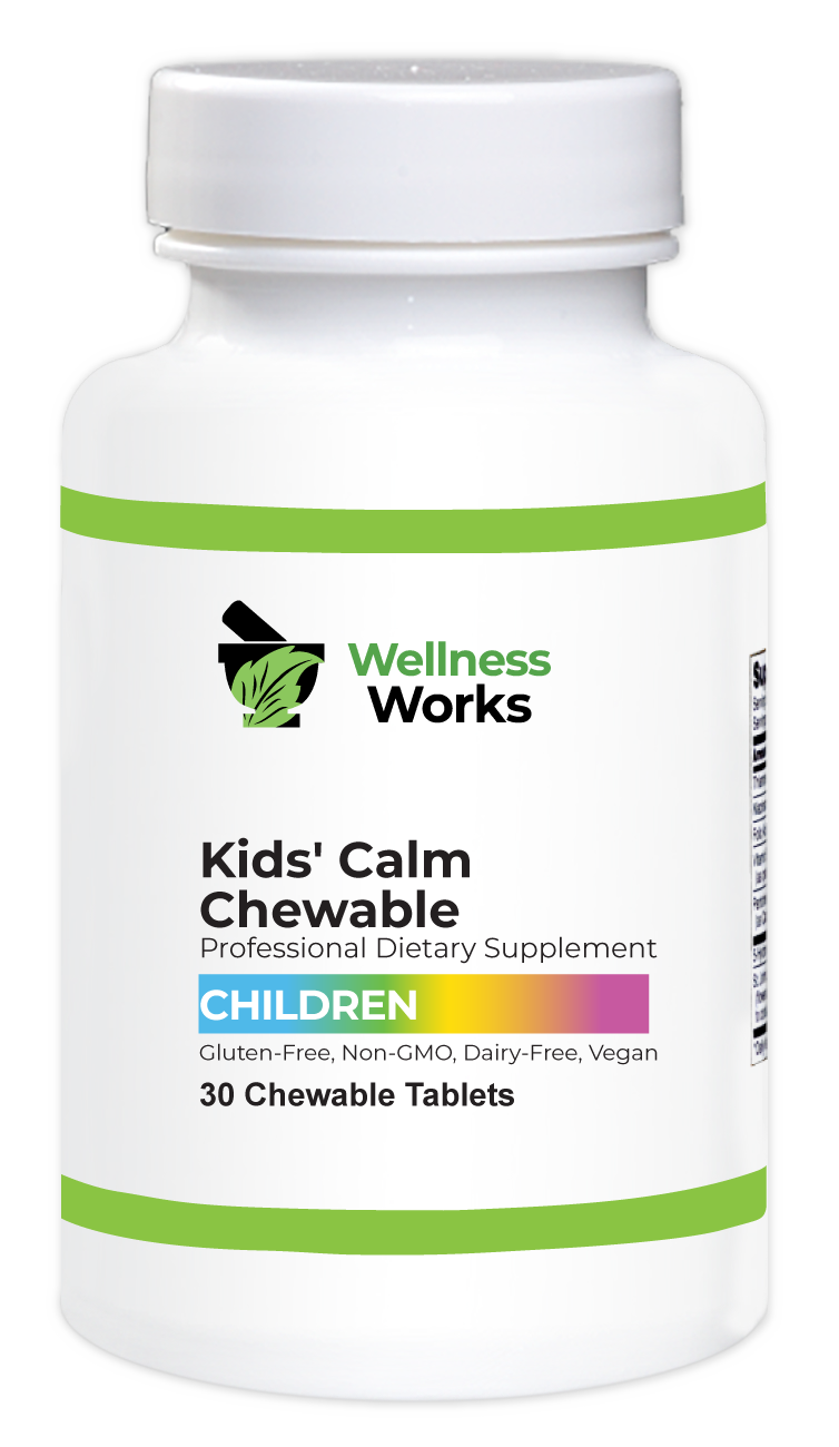 Wellness Works Kids Calm Chewable (10436) Bottle Shot