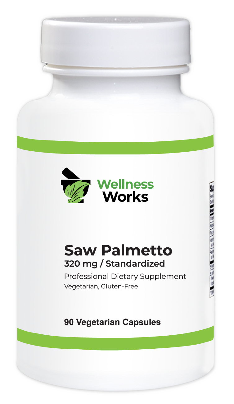 Wellness Works Saw Palmetto 320 mg Standardized (10335) Bottle Shot
