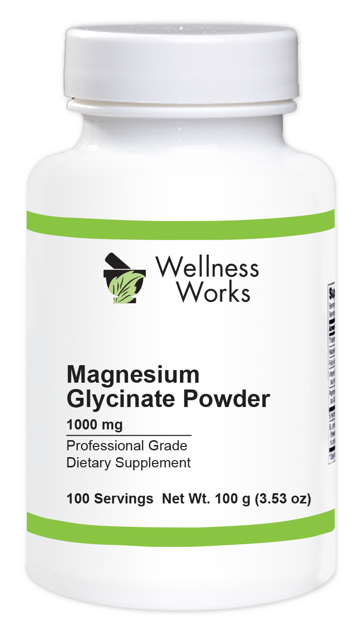 Magnesium Glycinate Powder 1000 mg Wellness Works Pharmacy Care