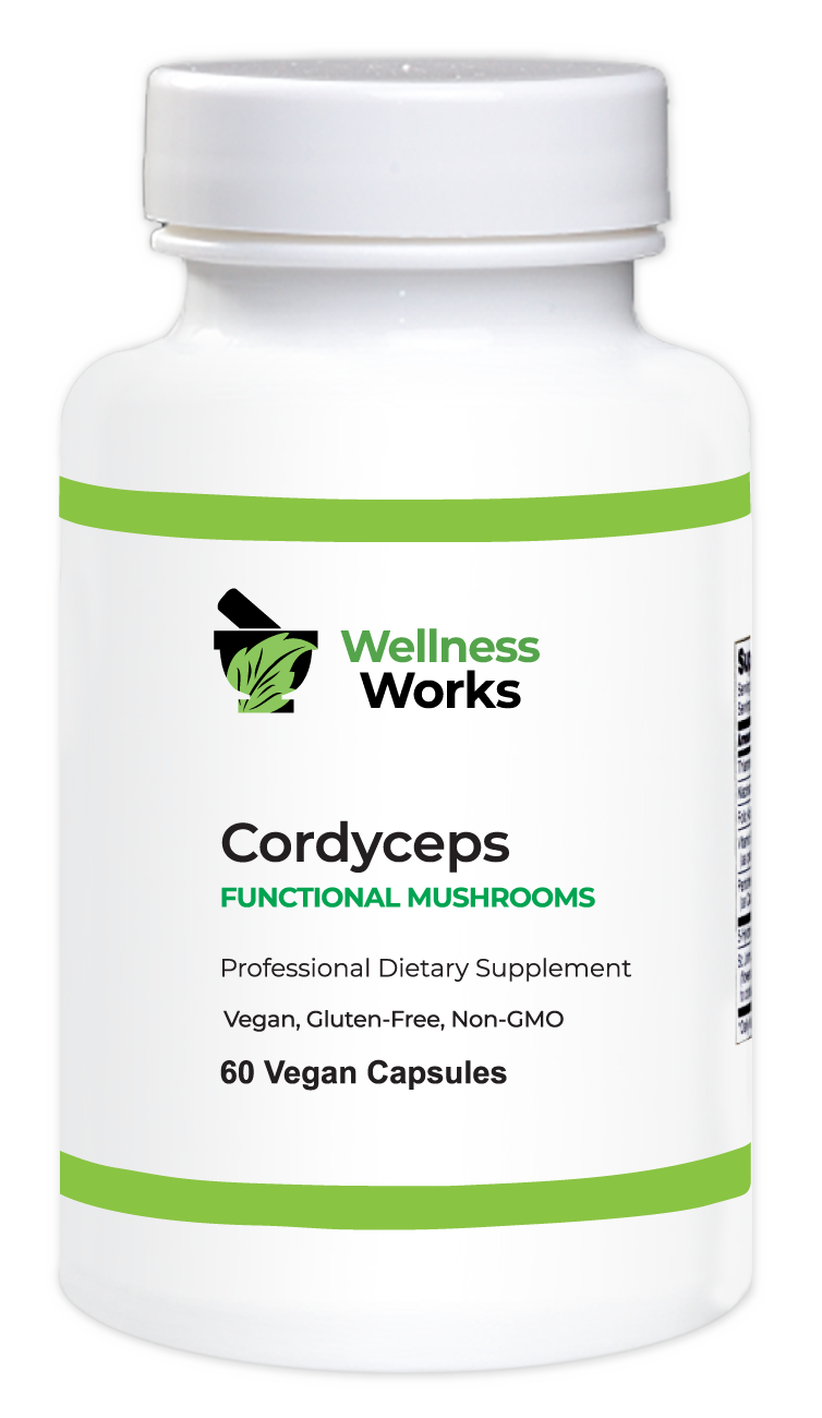 Wellness Works Cordyceps Functional Mushrooms (10466) Bottle Shot